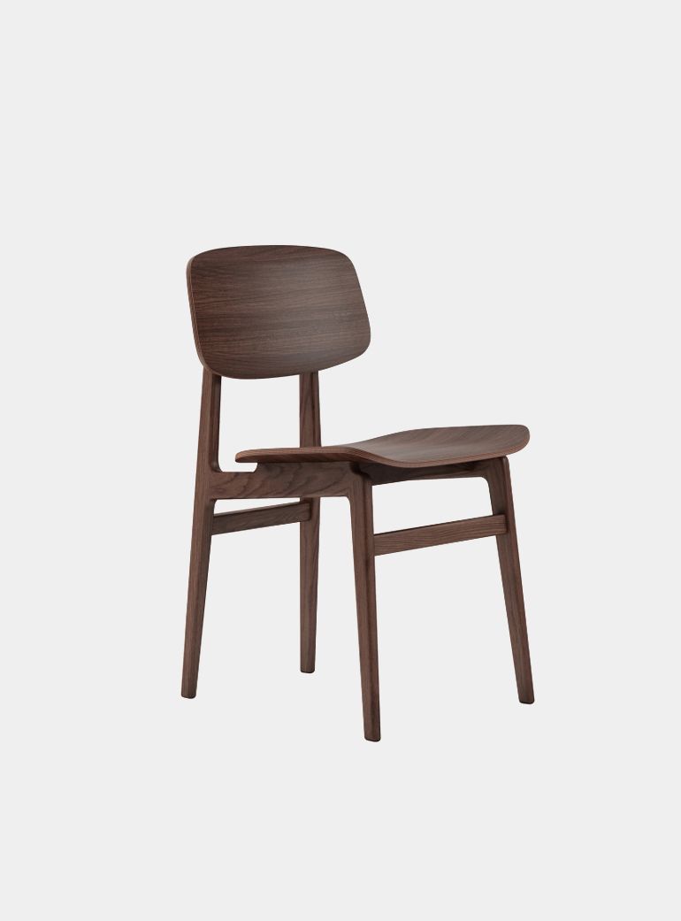 Dark Stained NY11 Dining Chair